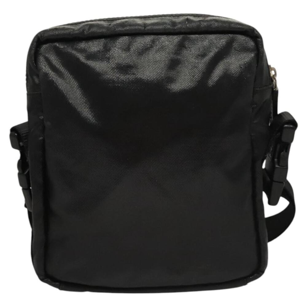 Chanel Coated Canvas Sports Shoulder Bag Black